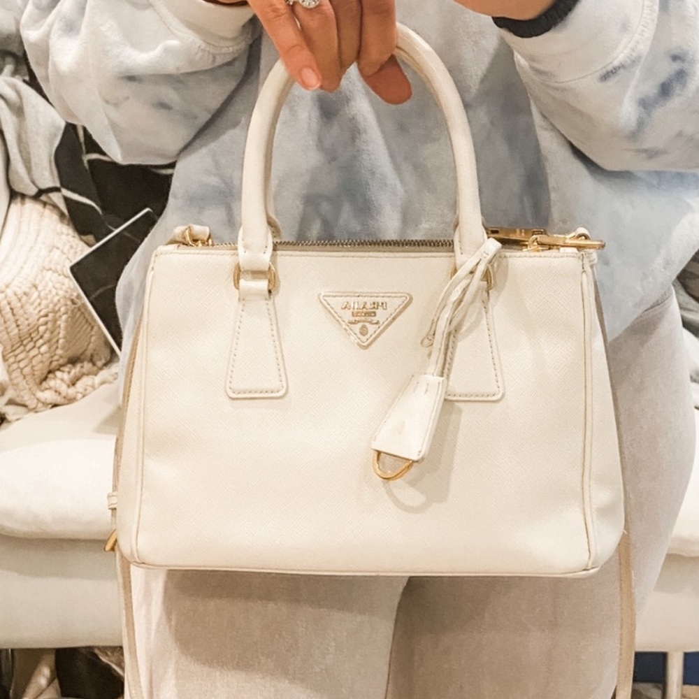 Authentic Small White Prada Bag!